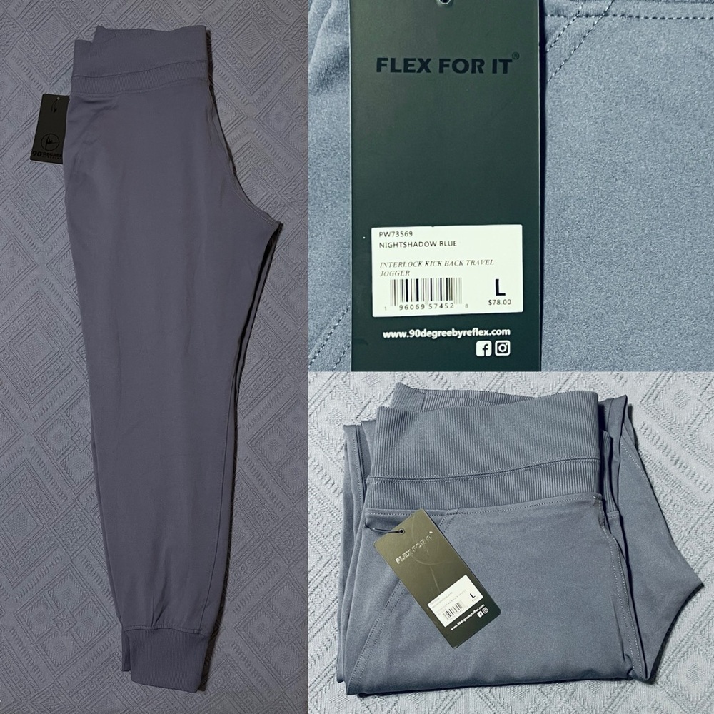 90 Degree by Reflex Nightshadow Blue Joggers